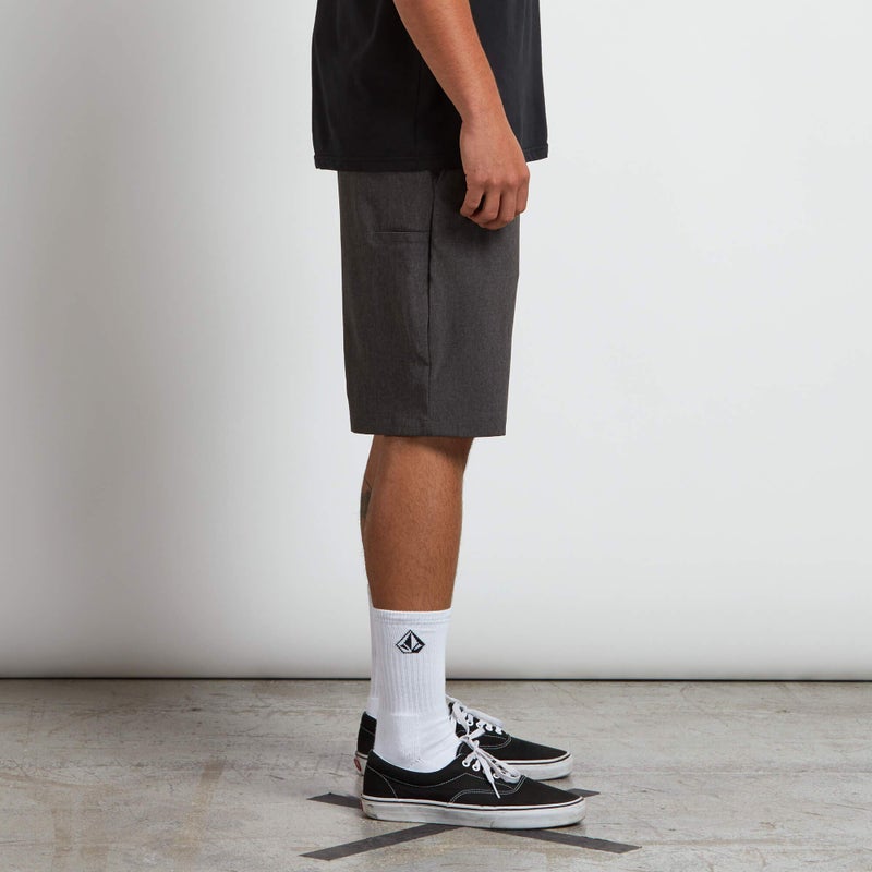 Volcom Men's Kerosene 21" Hybrid Chino Shorts, Charcoal Heather, 40 - Image 5